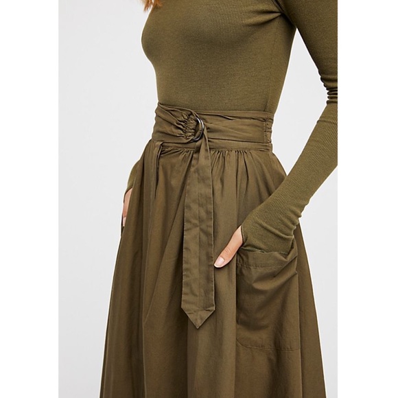 ❌SOLD❌ Free People Midi Skirt - Picture 4 of 6